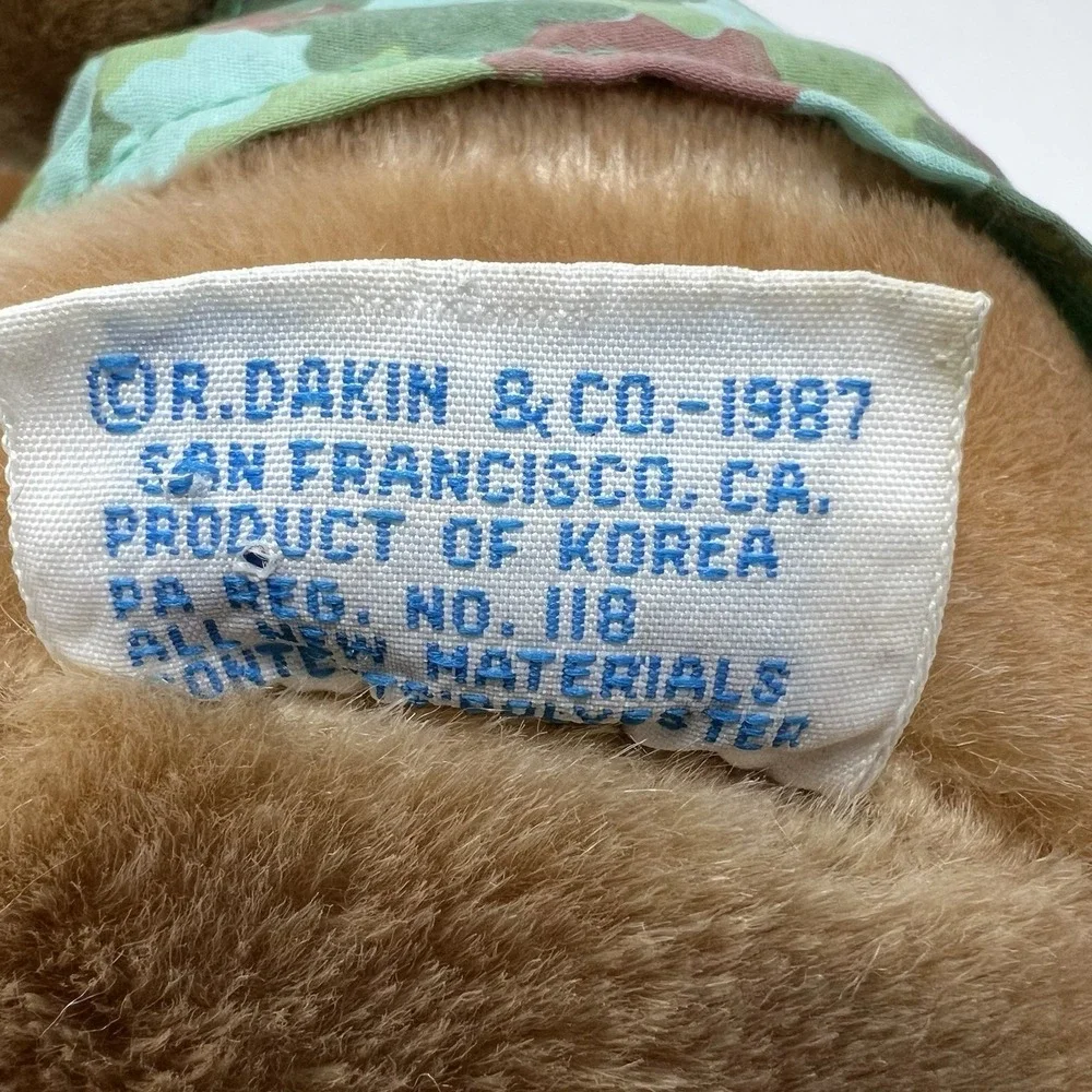 Dakin 1987 Duke Willaby Way Outback Kangaroo Plush Animal‎ in Camouflage 9